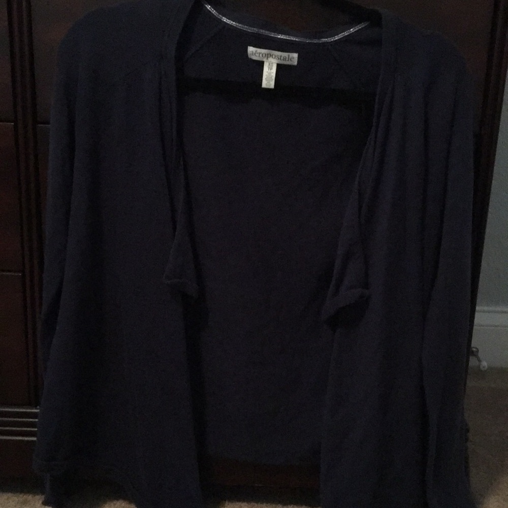 Navy blue cardigan